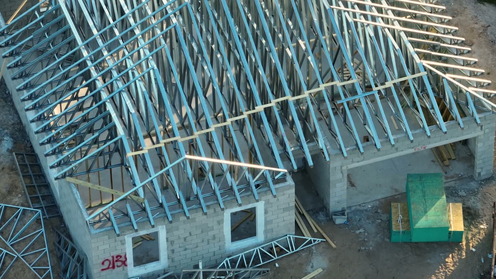 aerial-view-of-unfinished-residential-house-with-m.mp4