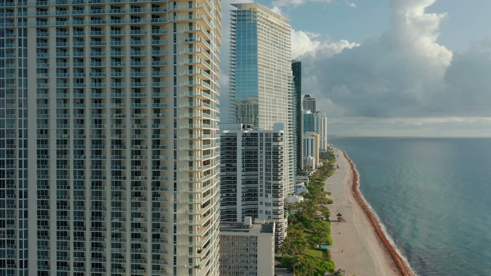 close-up-aerial-view-on-the-modern-residential-apa.mp4
