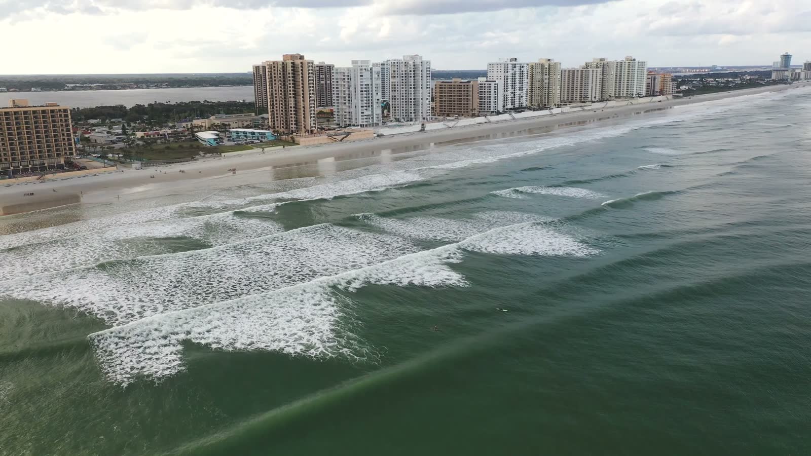flyover-with-drone-of-daytona-beach-florida.mp4