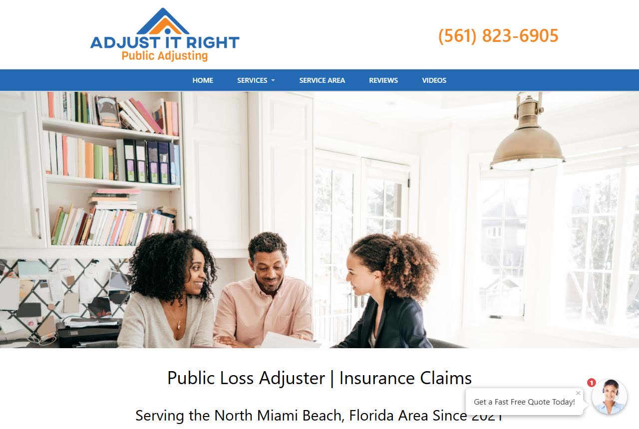 Adjust It Right Public Adjusting LLC website