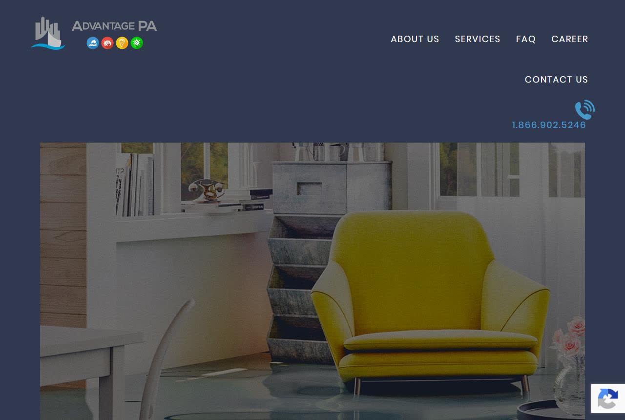 Advantage PA Public Adjusters website