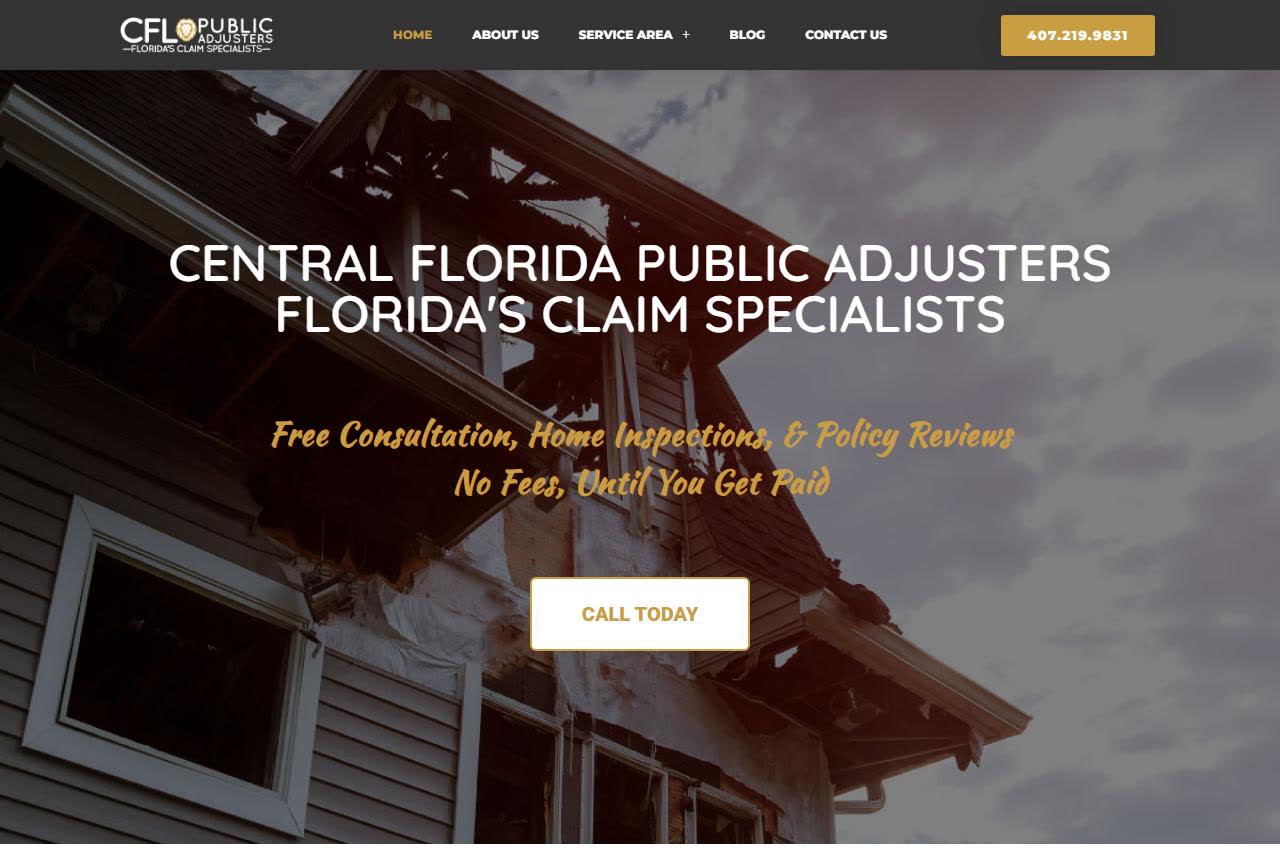 Central Florida Public Adjusters website