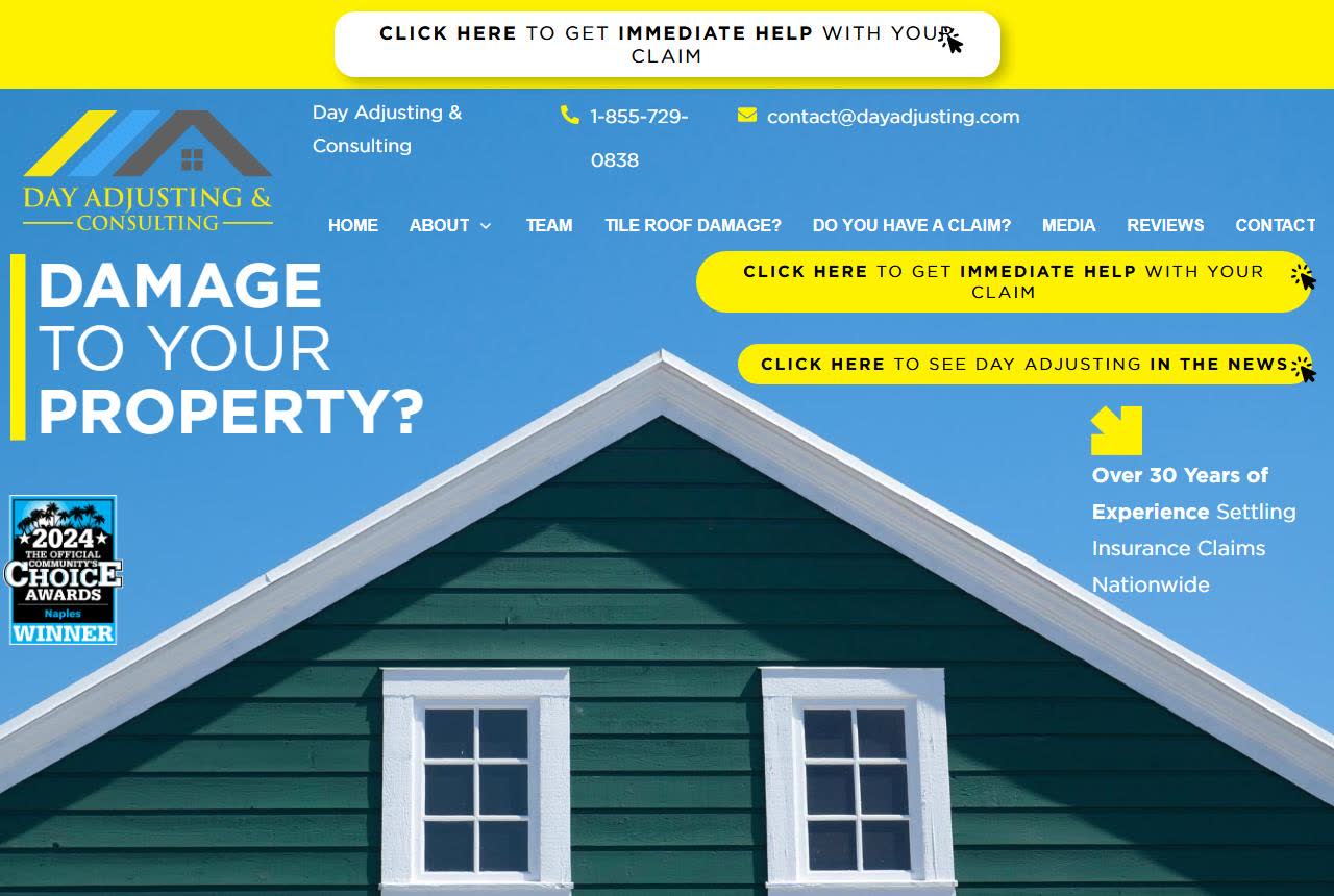 Day Adjusting & Consulting website