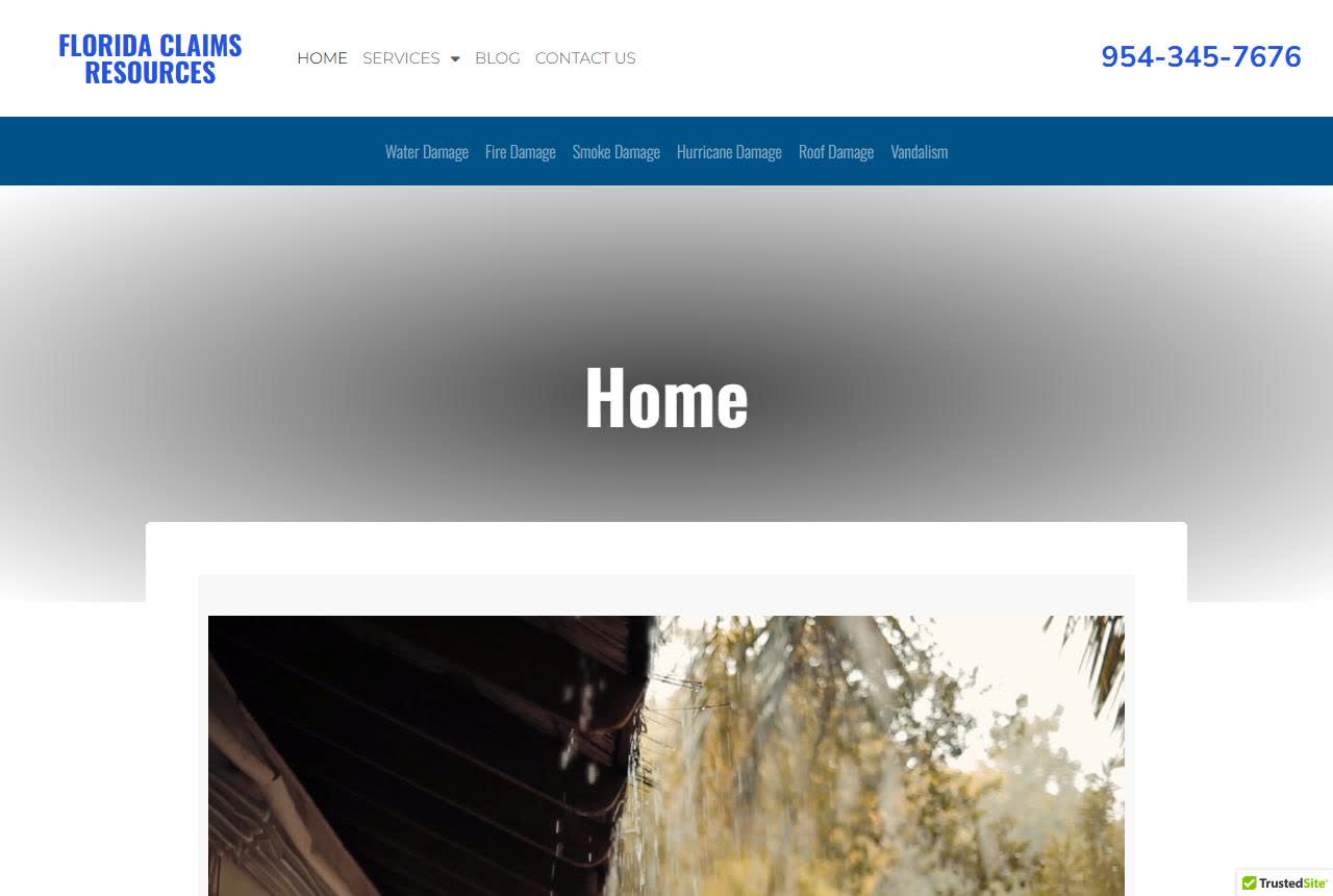 Florida Claims Resources website