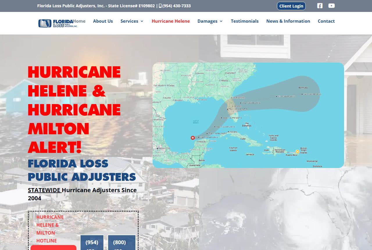 Florida Loss Public Adjusters website