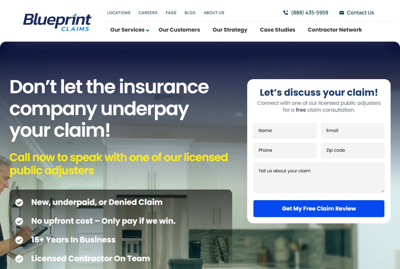 Floridian Public Adjusters website