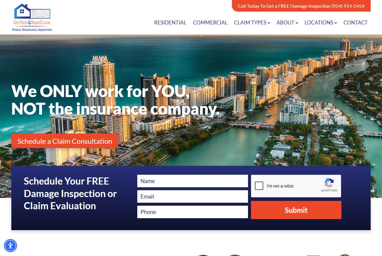 Get Paid For Your Claim website