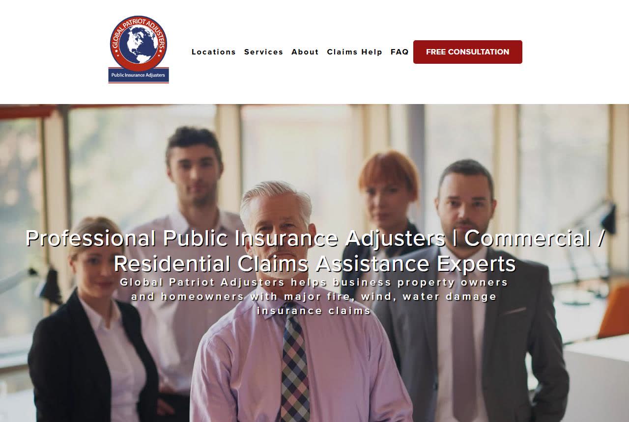 Global Patriot Adjusters website