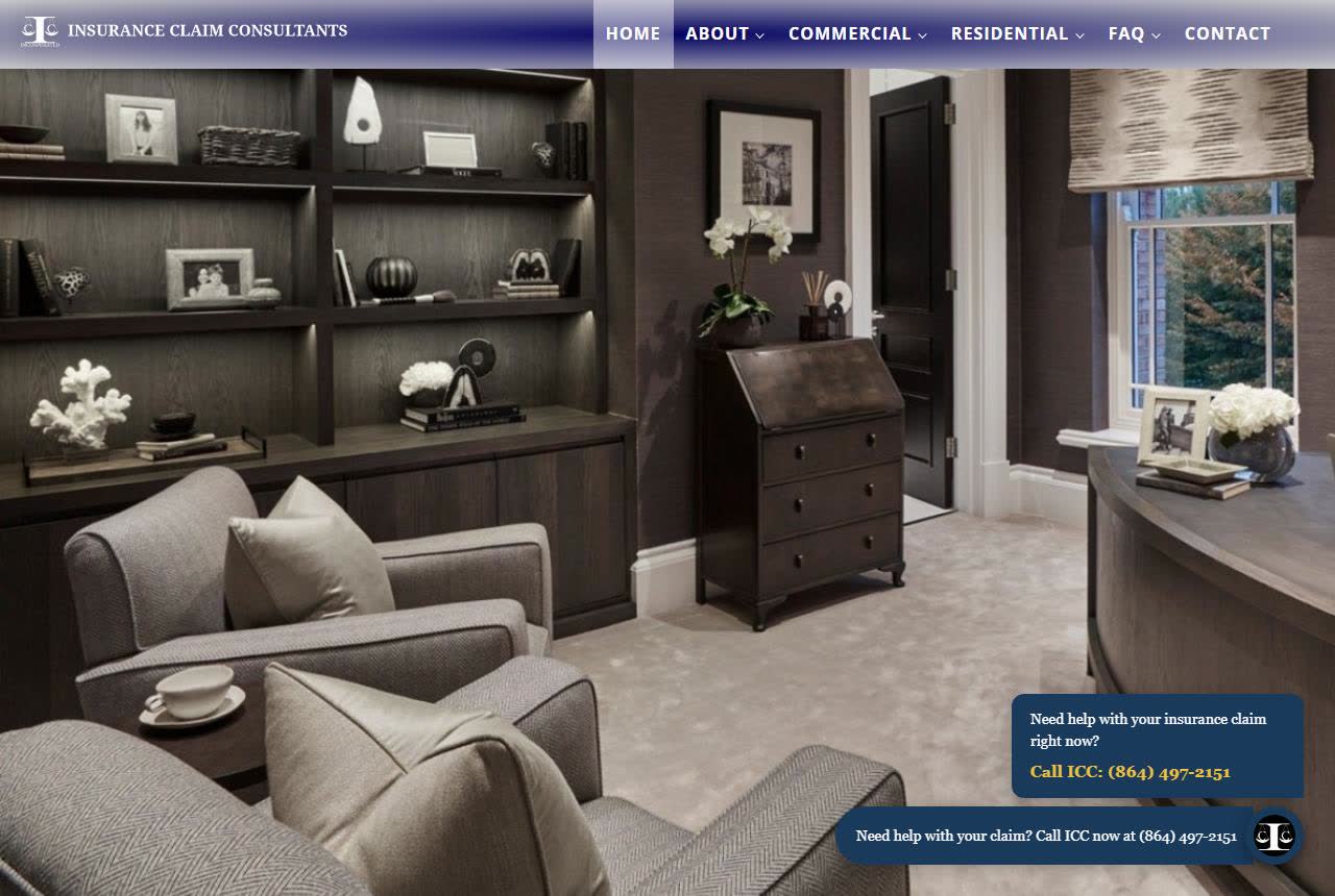 Insurance Claim Consultants website