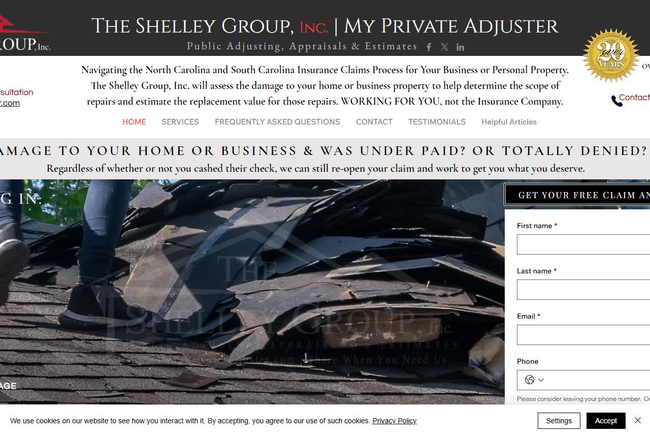 The Shelley Group, Inc website