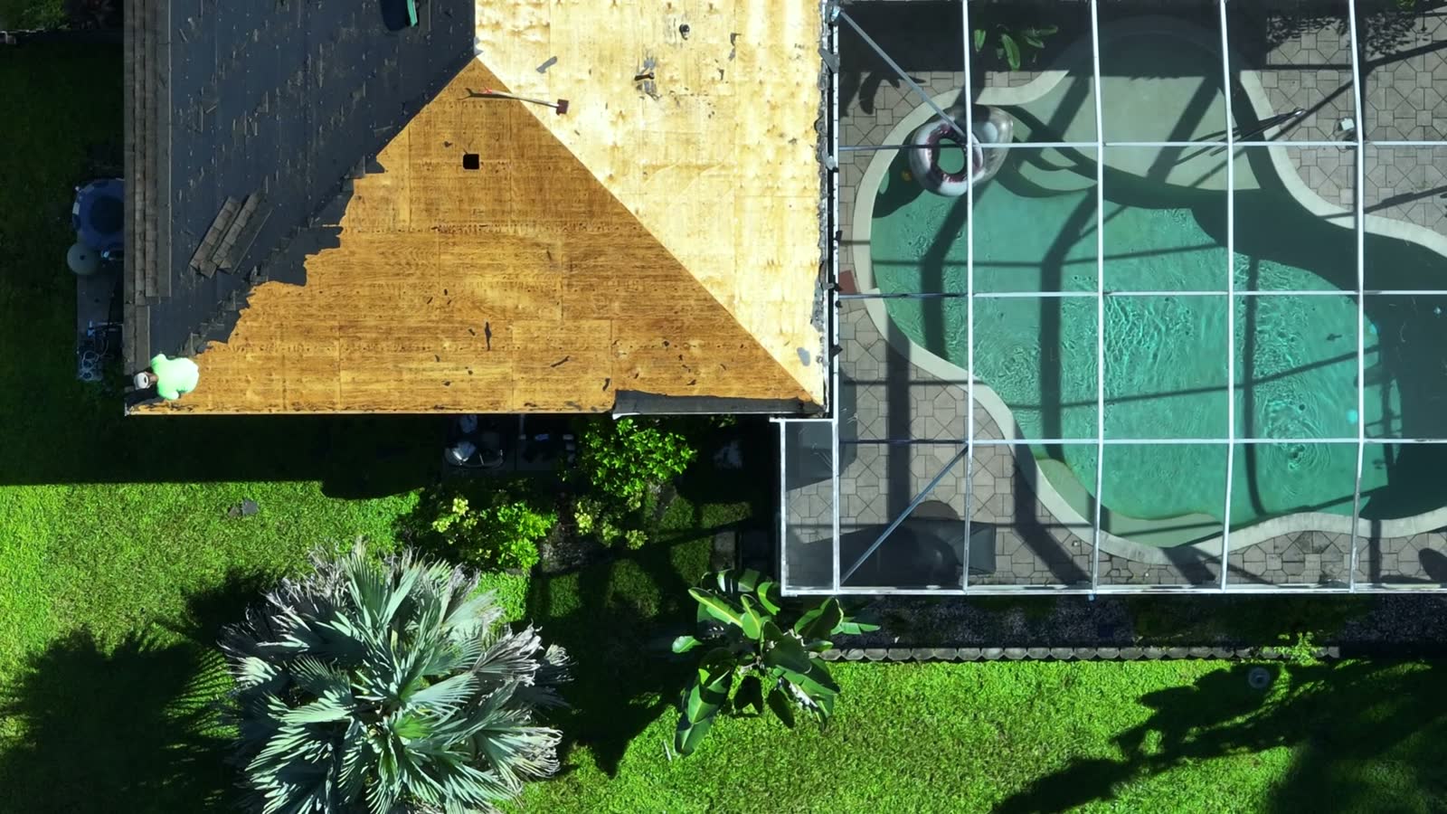 construction-workers-changing-house-roof-covering.mp4