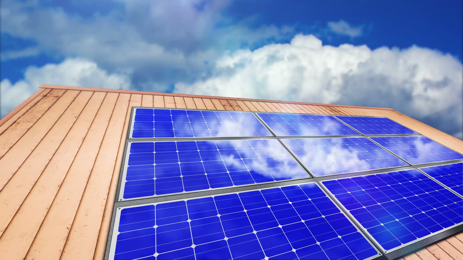 mirror-solar-panels-with-reflection-of-sky-on-buil.mp4